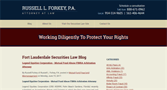 Desktop Screenshot of floridastockfraudblog.com